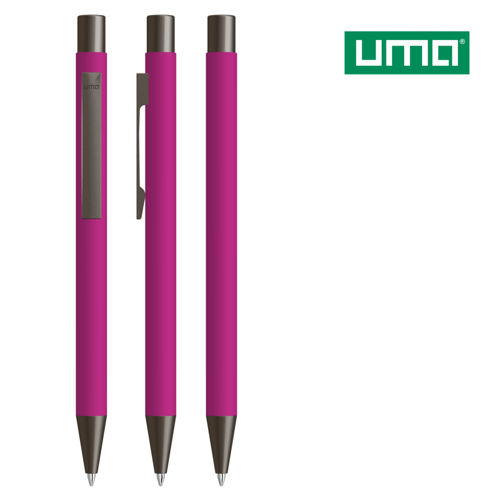 STRAIGHT GUM, schwarz - magenta